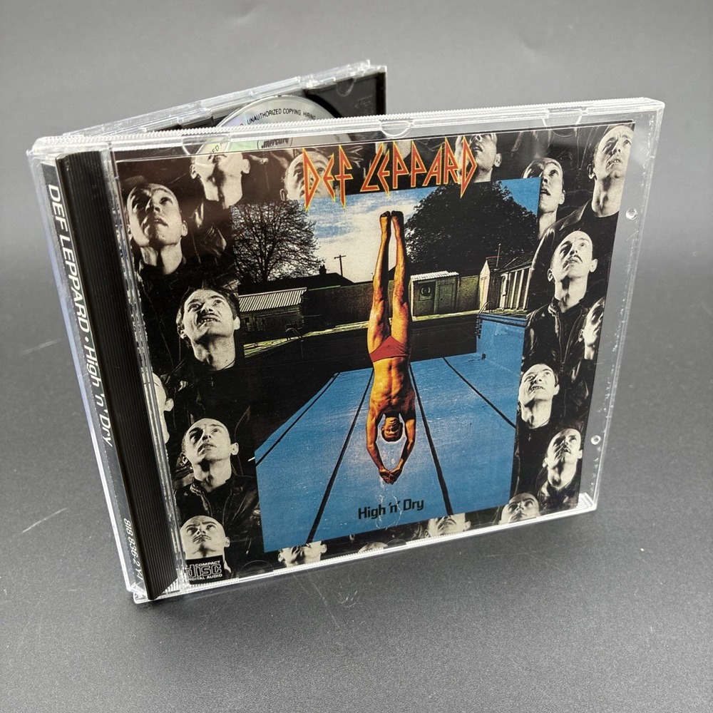 Def Leppard High 'n' Dry CD 1984 Mercury USA Reissue Remixes B-Side